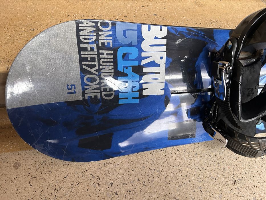Burton Clash 151cm + Ride KS (marime M).