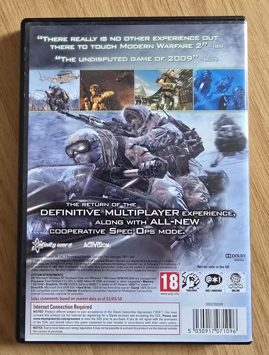 Call of Duty Modern Warfare 2 - CD PC