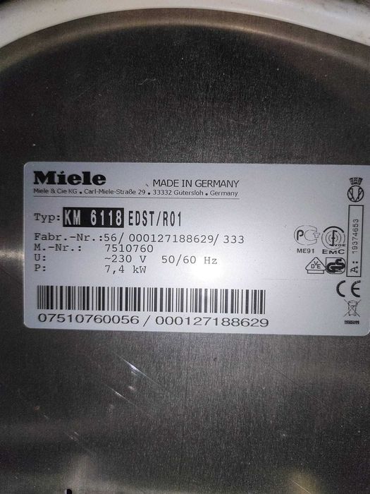 Vand plita pe inductie incorporabila Miele KM 6118