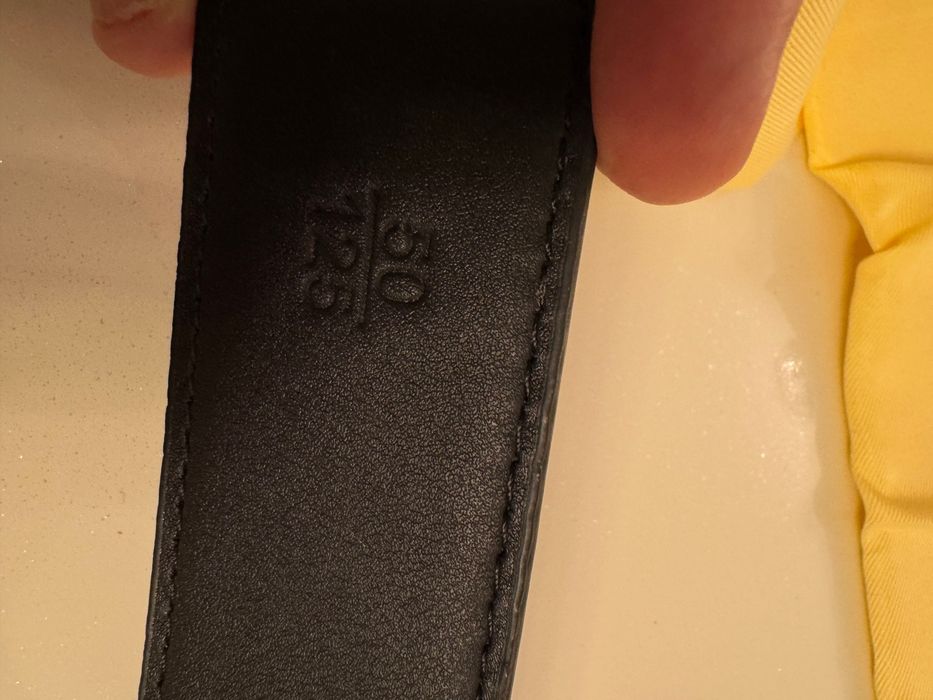 Louis Vuitton-Оригинален чисто нов мъжки кожен колан 125см