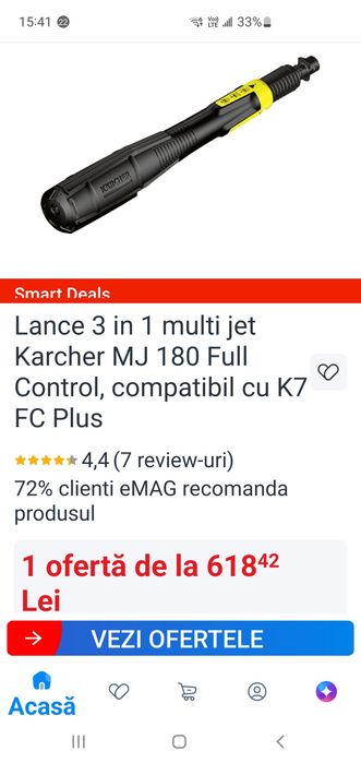 Virf de lancie pentru aparate karcher k.noi originale și ieftine