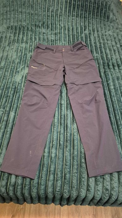 Мъжки туристически панталон мембрана Bergans Convertible Zip-Off Softshell Pants Men Navy Blue 2026
