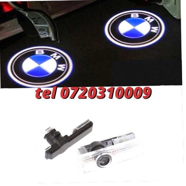 Led Logo Holograma Portiere Bmw 2 Buc