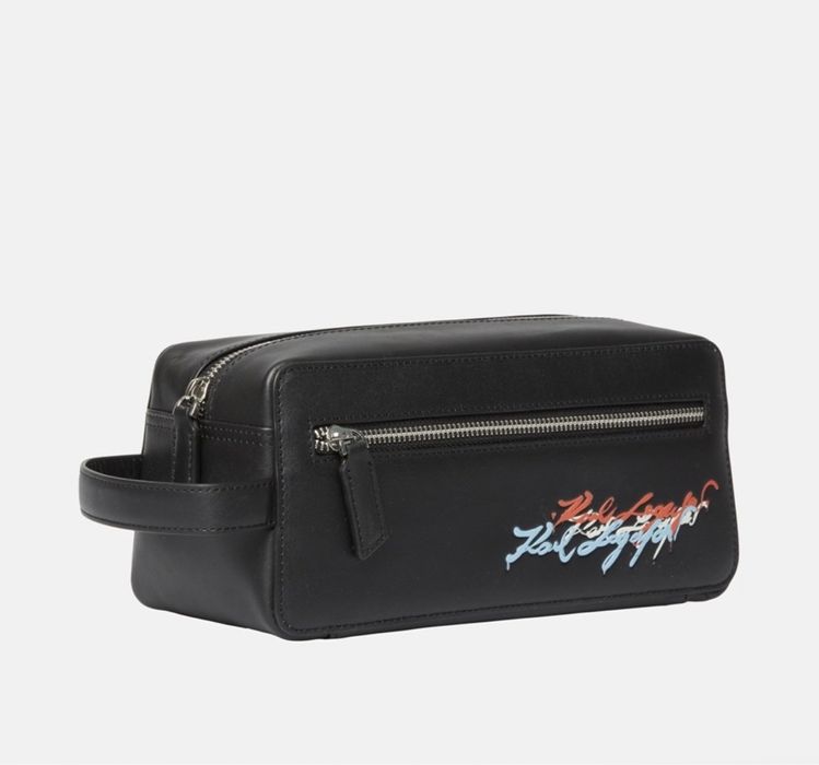 Кожена чантичка Karl Lagerfeld