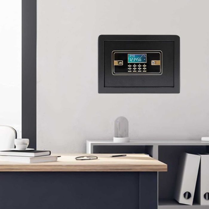SEIF electronic digital L35xl25xH25cm, volum 22L, 10kg - NEGRU