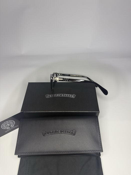 Ochelari Chrome Hearts Negru cu Argintiu ( Model nou )