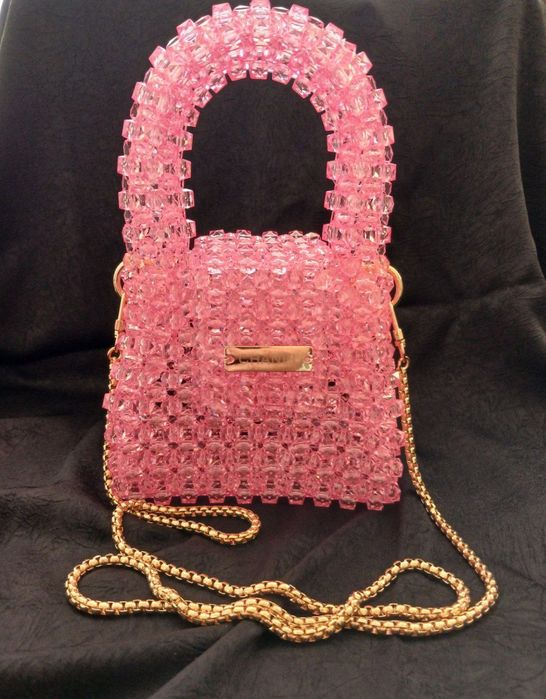 Сумка из бусин, ручная работа