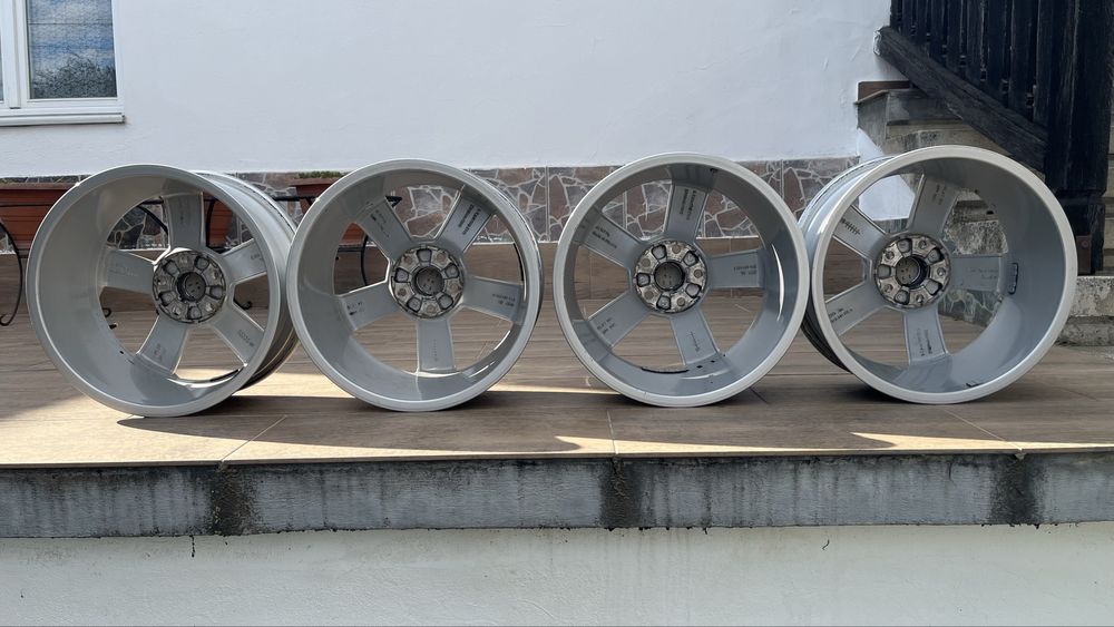 Jante 17 originale Audi R17 5x112 butuc 57,1 Jenți Genți Roți Aliaj Aluminium Set 4 jante Inchi Inci
