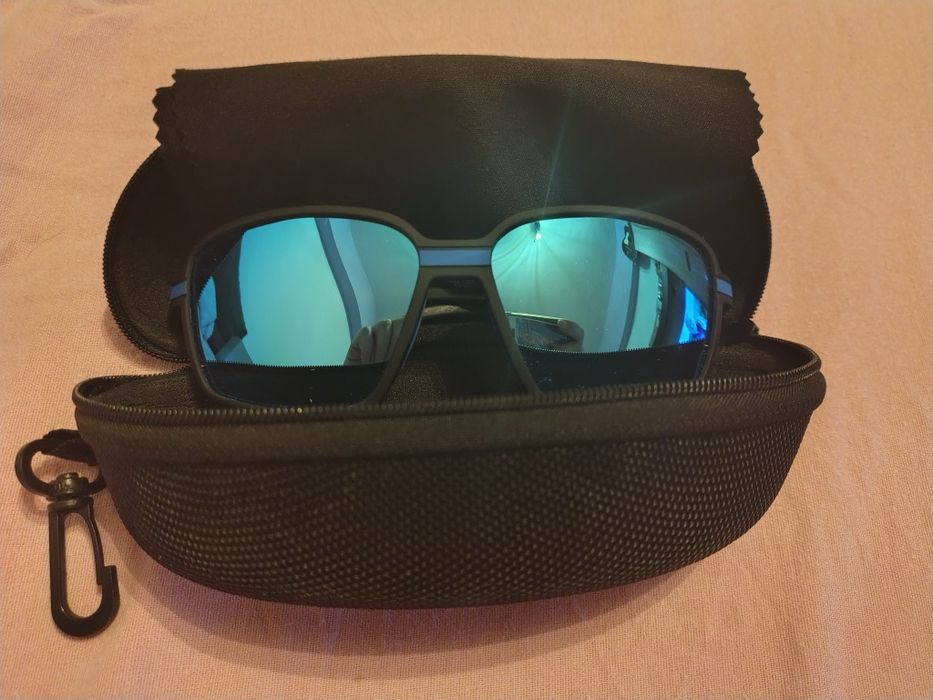 Ochelari de soare Rapala polarizati, 400 UV, pt pescuit, drumetii, vanatoare, alergat, ciclism,condus Albastru cu husa de protectie