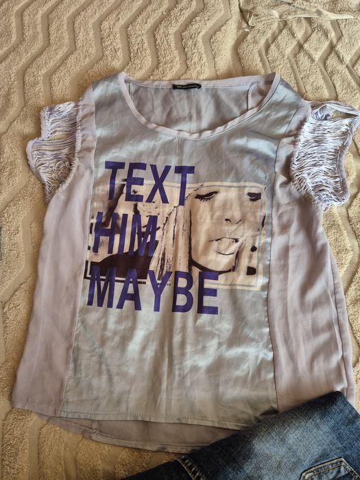 Лот дънкова пола с блузка