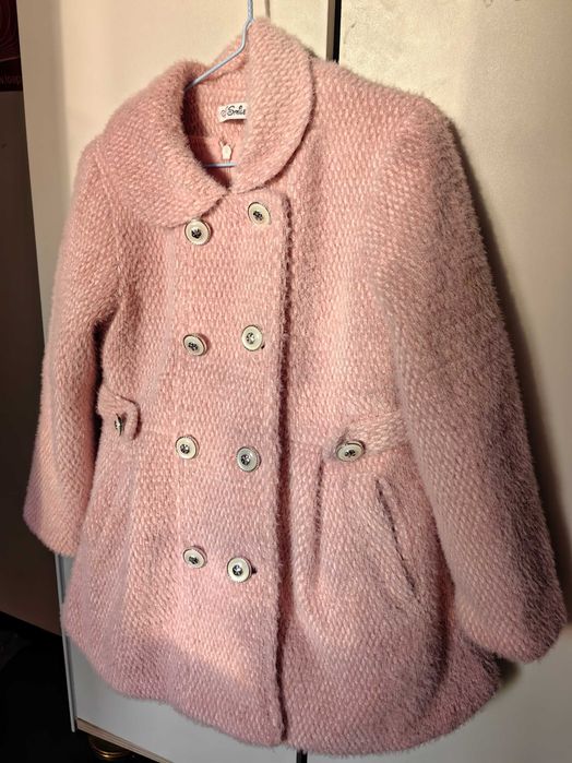 Set rochiță și palton pentru 5 6 ani