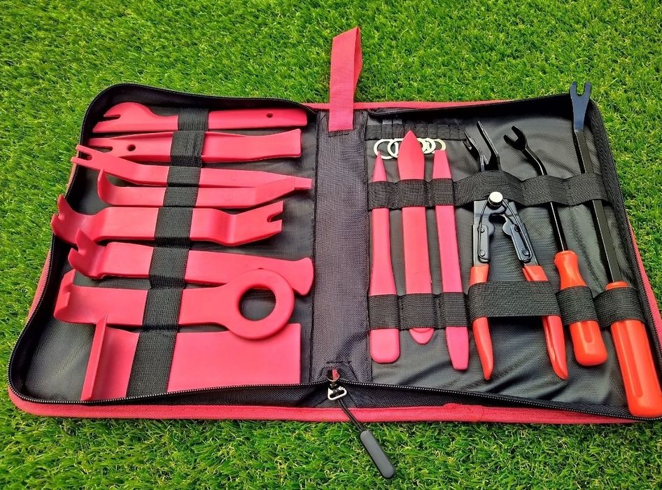 Kit Scule Demontare Plastice Tapiterie, Interior Auto,Trimuri 19 Piese