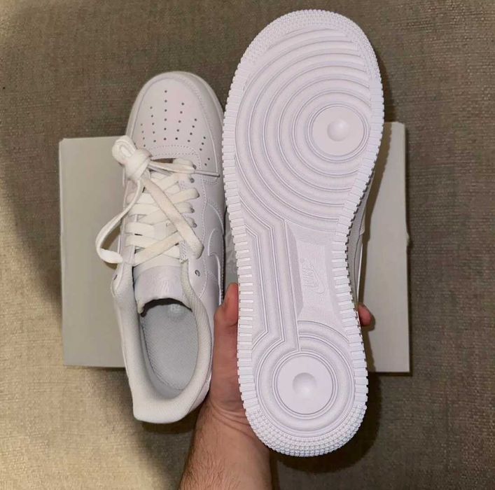 *NEW* Nike Air Force 1 Low Triple White - |BOX| verificare colet
