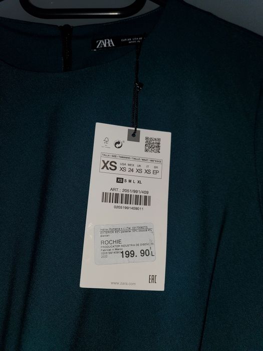 Rochie Zara noua xs/34
