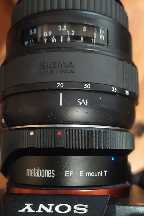 Адаптер Metabones T Smart Mk V, Canon EF на Sony E