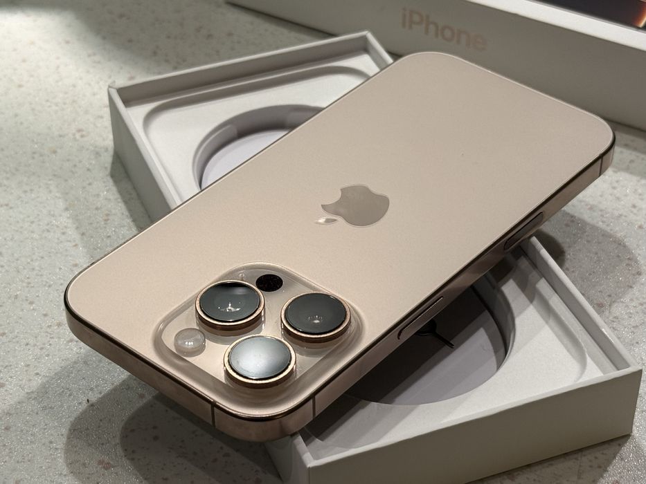 iPhone 16 Pro 128GB Desert Titanium – Като НОВ, 92% Батерия. Гаранция!