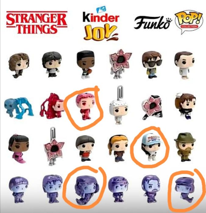 Kinder joy Stranger things. Може и размяна.