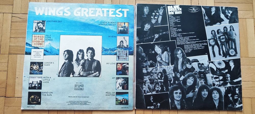 Грамофонни плочи на Wings, Andy Gibb, Boney M