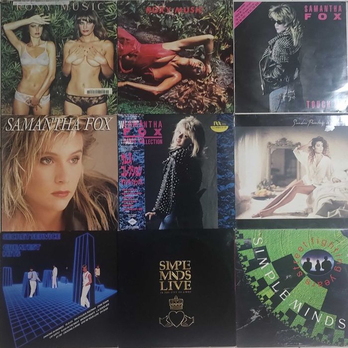 Discuri vinil, LP-uri, pop-rock, synth pop, disco, stare foarte
