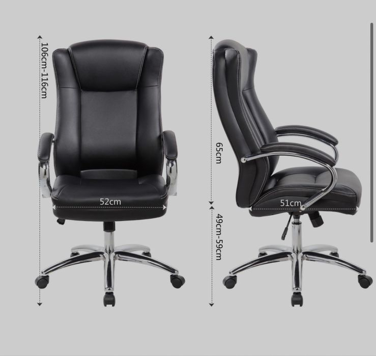 Scaun de birou ergonomic Kring  Franklin, Black