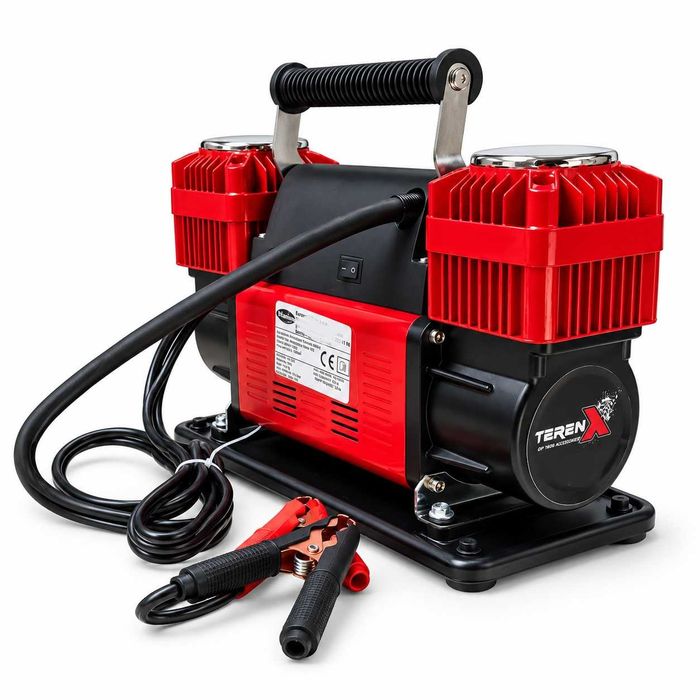 Compresor auto 12V 300 L/min 2 pistoane Titanium Winch 4x4