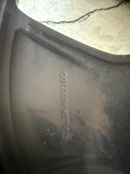 Аеродинамични джанти с гуми w206