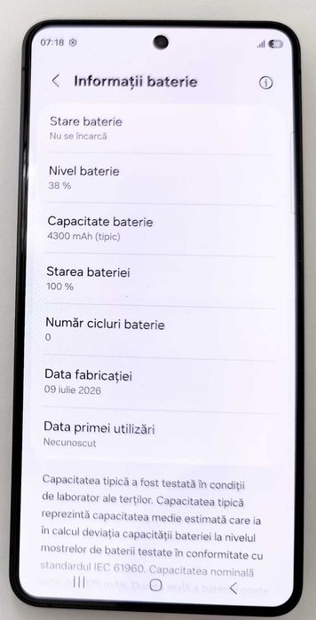 (AG35)   Telefon Samsung S26   B36224- Garantie 2 ani !