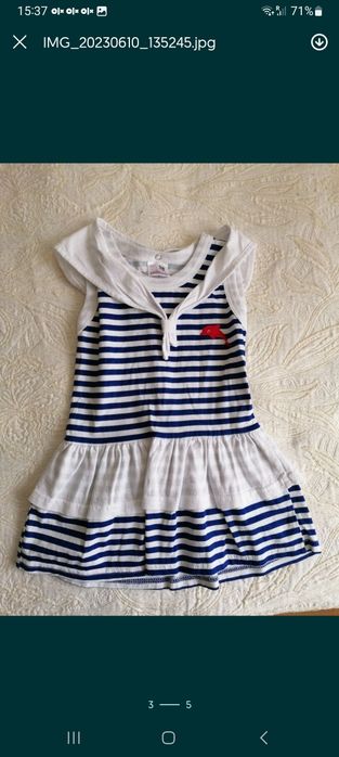 Летни рокли момиче  2 3 4 г. ZARA, George, H&M, Mayoral и др.