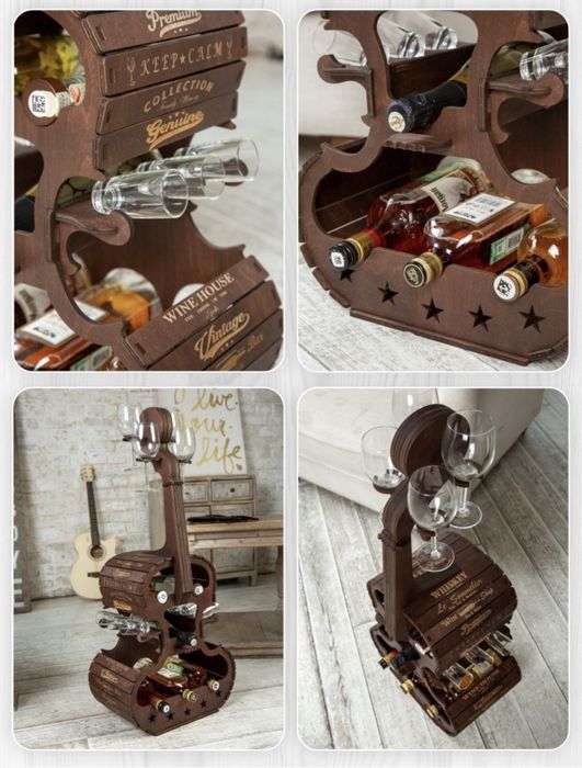 Мини бар подставка для бутылок