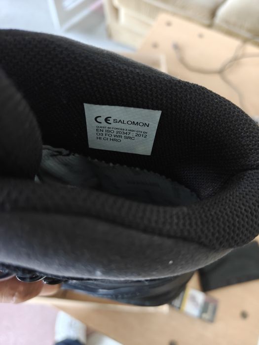 Ghete tactice Salomon All Black