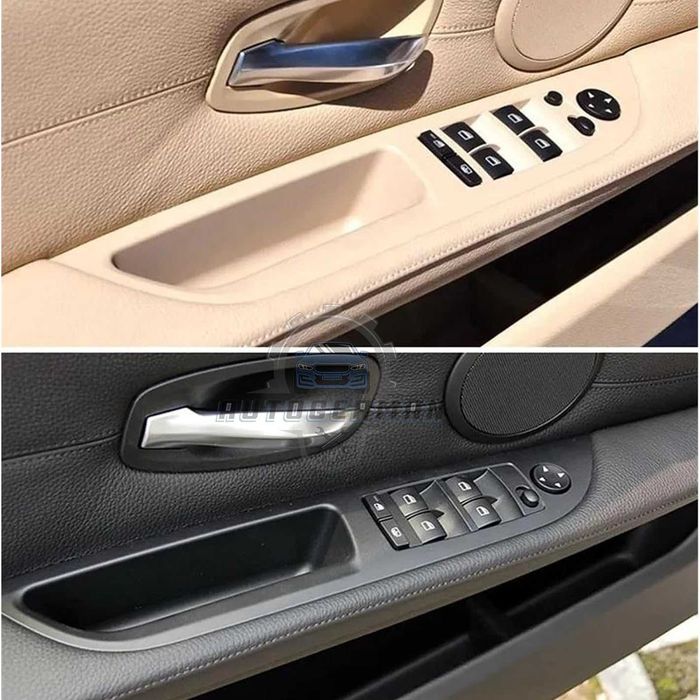 BMW e60 панел за врата с прибиране на огледалата Е61 копчета Бежов