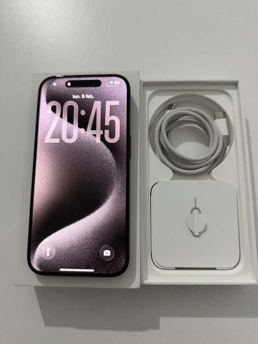 iPhone 15 Pro, 128GB, Black Titanium