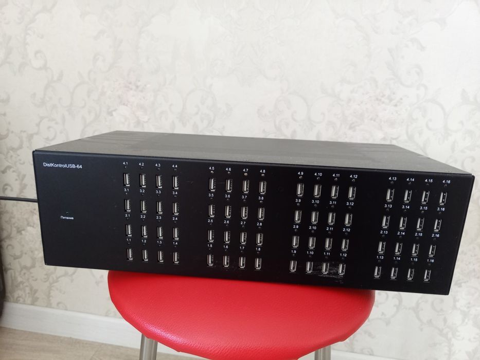 Управляемый USB over IP концентратор DistKontrolUSB-64 2.0