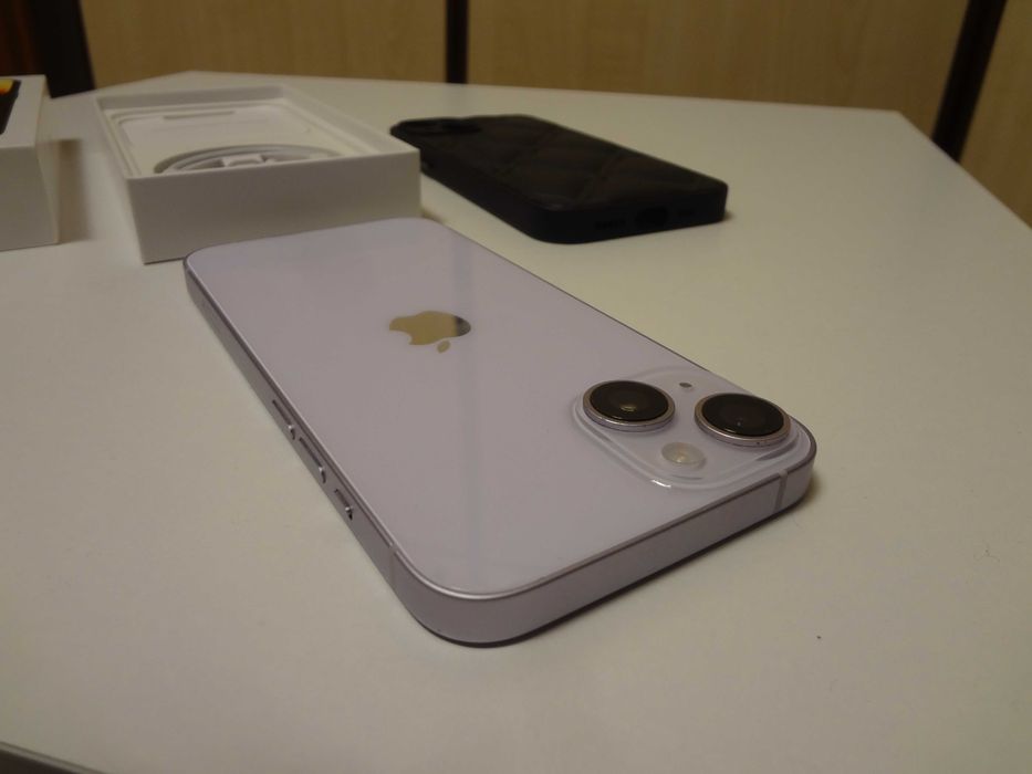 iPhone 14 Purple 128GB Impecabil in Cutie + Accesorii