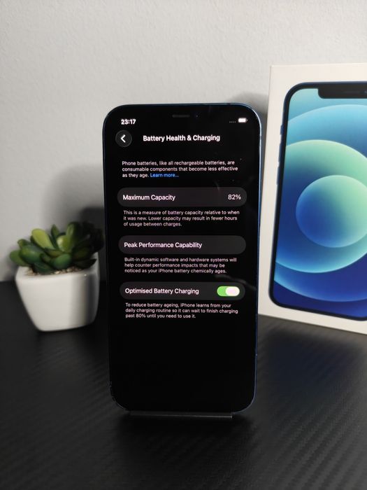 iPhone 12, 128GB Blue • Perfect Funcțional! • Condiție Foarte Bună!