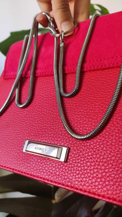 Червена дамска чанта Orsay - нова