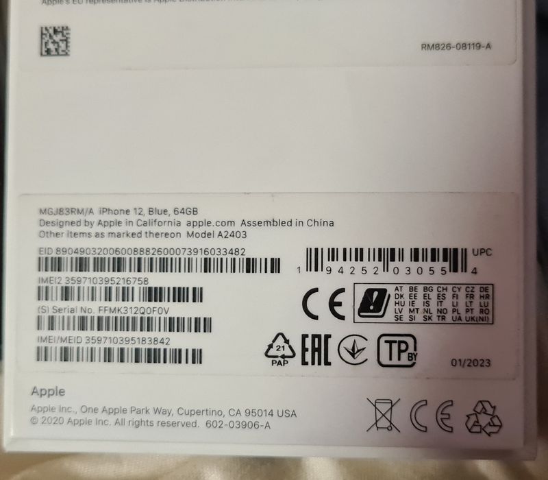 Iphone 12 blue 64 gb