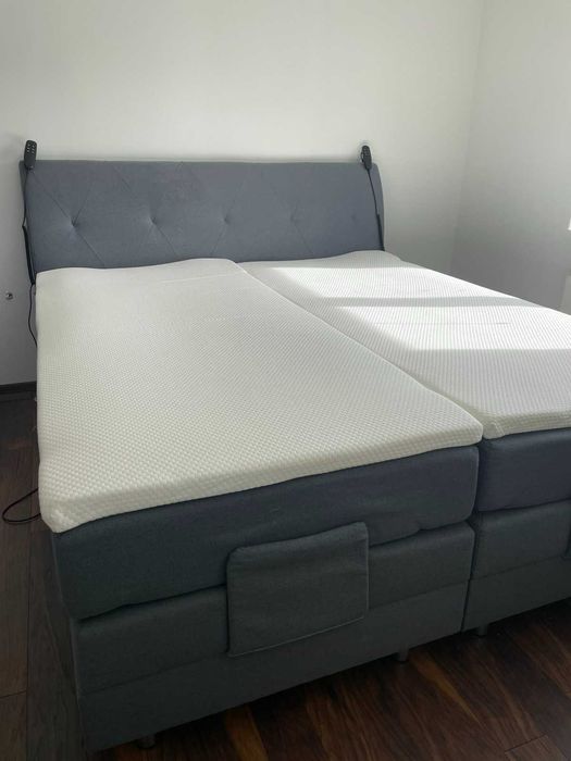 Тапицирана луксозна спалня с електрически механизъм