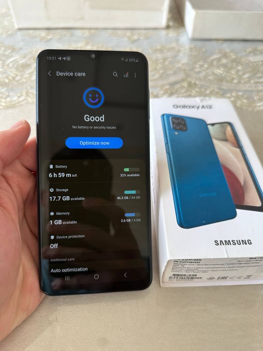 Samsung A12 4/64 Blue Ideal