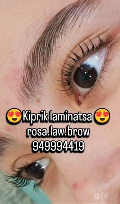 Kiprik qosh laminatsiya