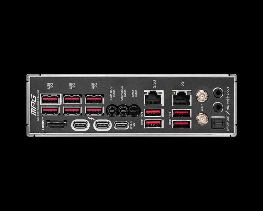 Новая материнская плата MSI Z890 CARBON WIFI. Сокет LGA 1851. Intel.