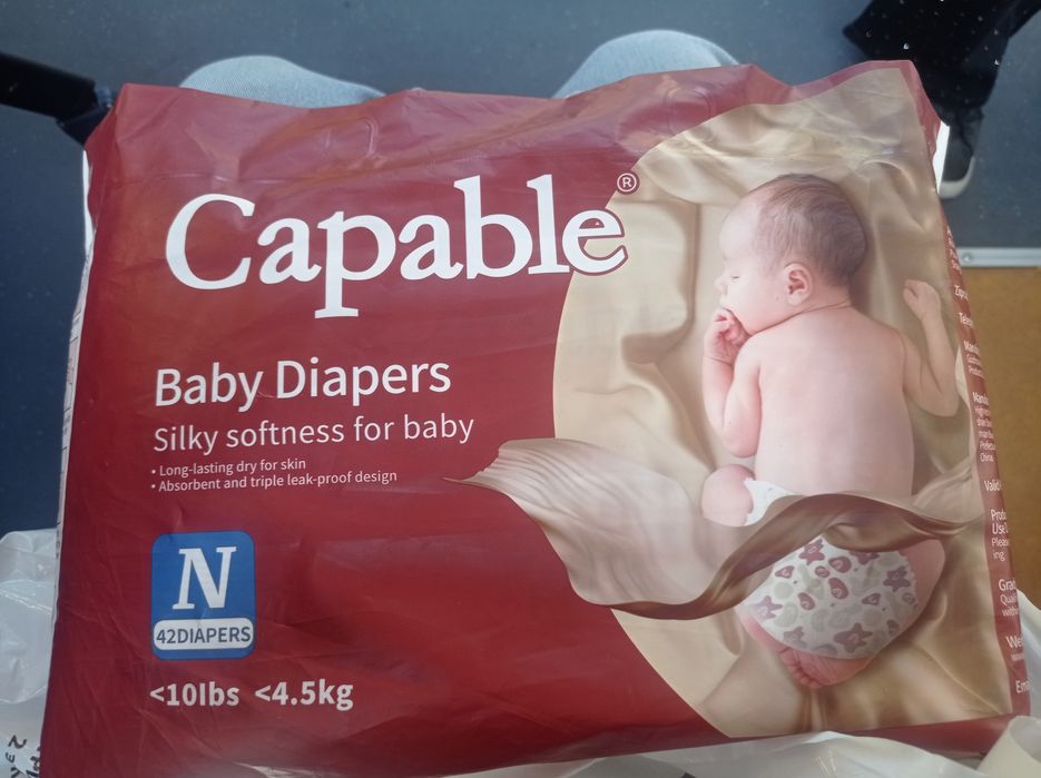 Продам памперсы детские недорого 4-5 кг.