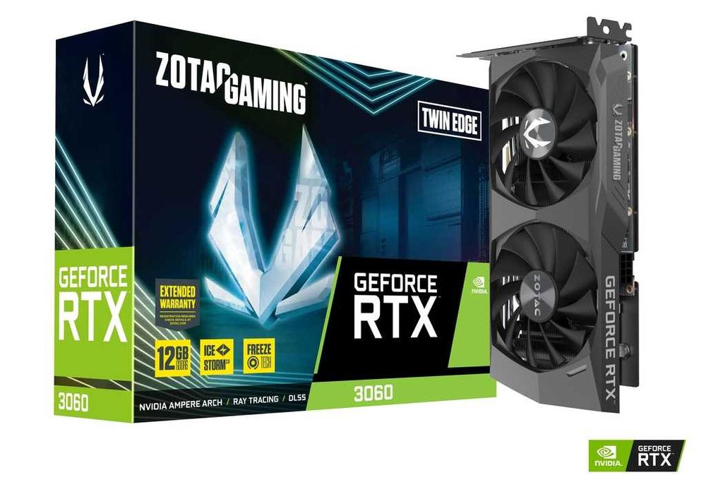 Placa video 3060 ZOTAC GAMING GeForce RTX Twin Edge 12GB GDDR6 192