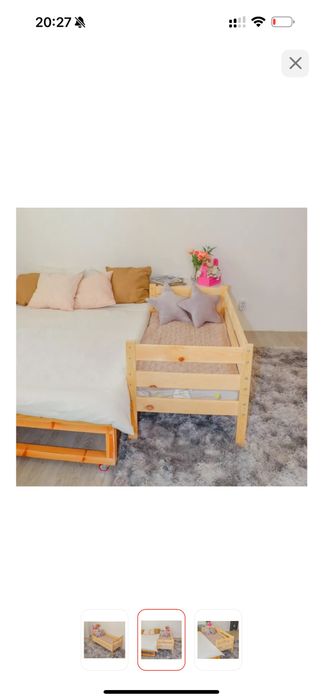 Детская кроватка с матрасом