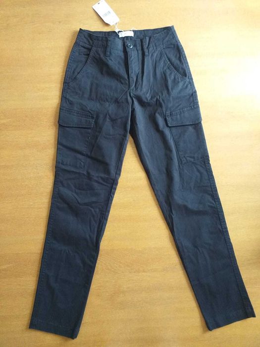 Черен панталон Манго за момчета