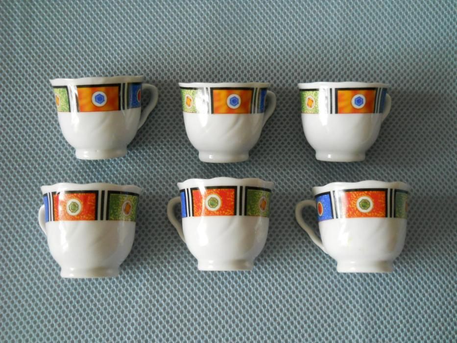 CADOU !! Set de cafea AIC, portelan fin, 6+6, China, absolut nou