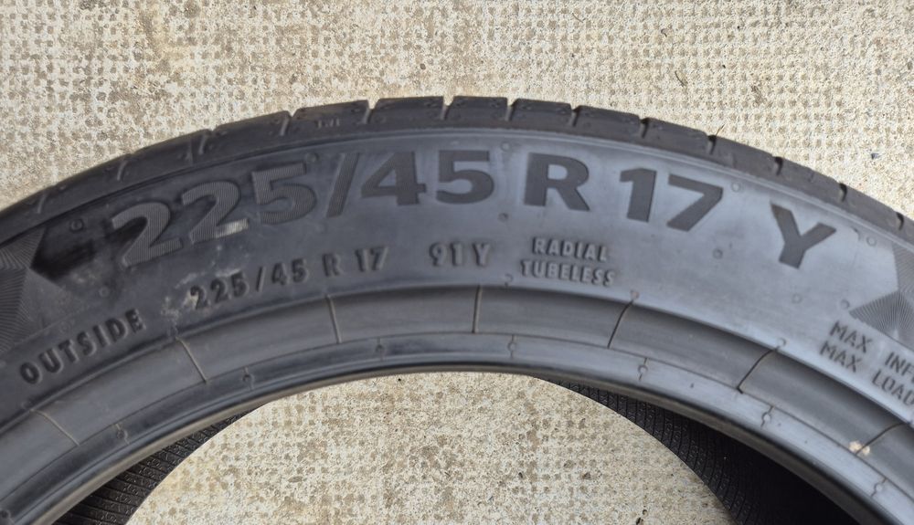 Set 2buc 225/45 R17 91Y Continental Premium Contact 6 vară