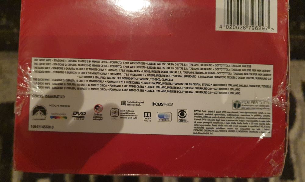 Film Serial The Good Wife DVD Box Set Seasons 1-7 ( Originale )