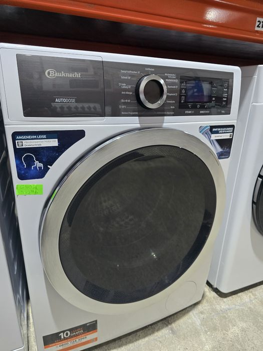 Нов инверторна Direct Drive самодозираща пералня  Bauknecht 8 кг