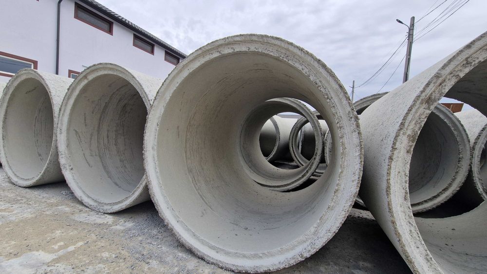LINIE productie tuburi beton, tuburi canalizare, camine beton
